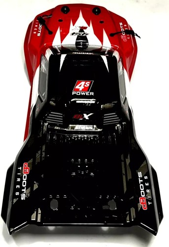 Arrma KRATON 4s 4x4 - Body Shell RED polycarbonate cover, body pins ARA4408V2 - Picture 4 of 5