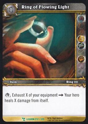 World of Warcraft TCG Ring of Flowing Light - March of the Legion 272/319