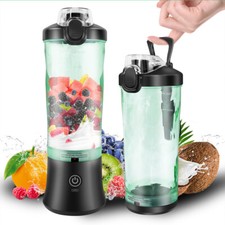 Portable Blender for Shakes and Smoothies,  Rechargeable USB-C 6 Blades NEW