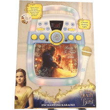 Disney Beauty  the Beast Enchanting Karaoke Player with Mic / Bonus Disc