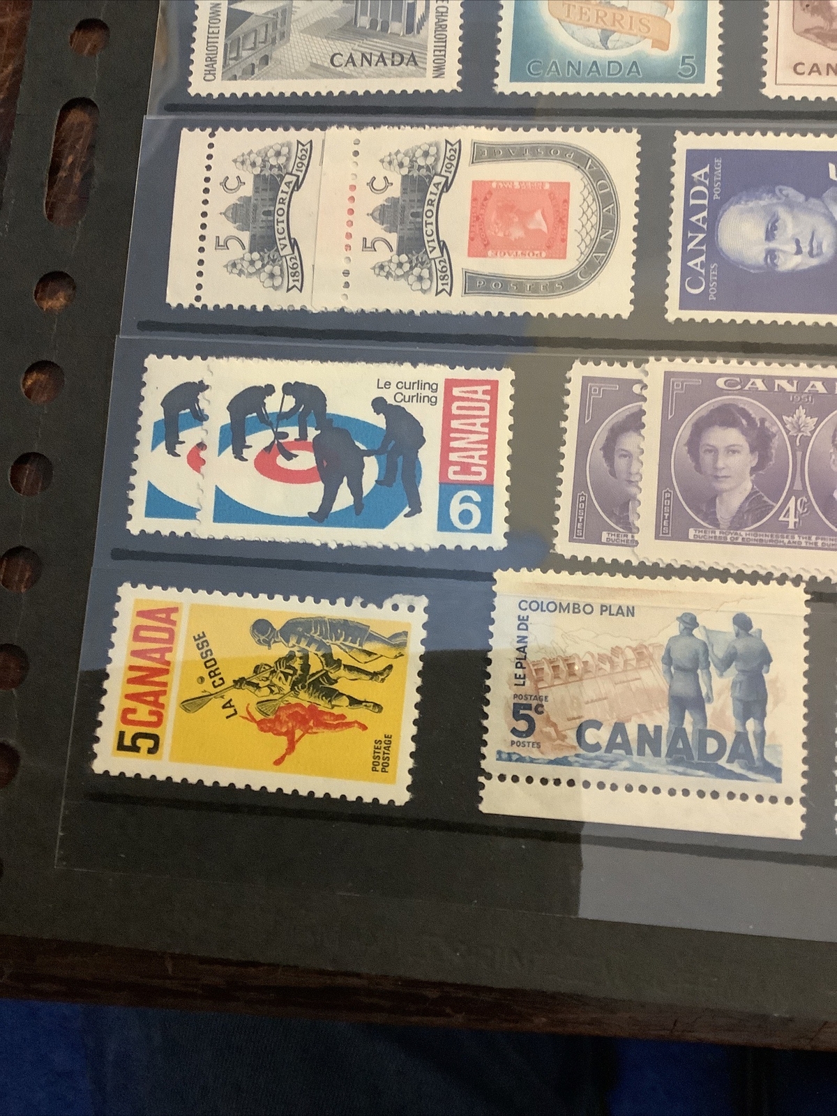 Page Of Old Mint Canada Stamps. Interesting Lot eBay