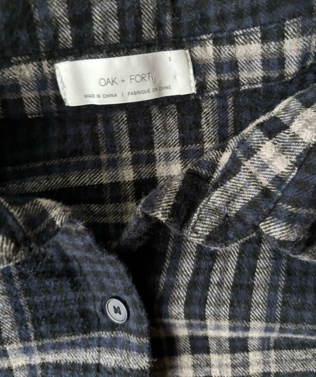 oak and fort shirt dress CRINKLED SHIRT DRESS