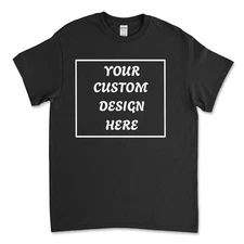 Personalized Custom T-Shirt Customized w/Photo, Text, Logo DTF on Gildan shirt
