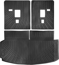 3pcs Backrest Mat Cargo Liner Set For 2011-2025 Dodge Durango 7seat All Weather 3pcs Backrest Mat Cargo Liner Set For 2011-2025 Dodge Durango 7seat All Weather