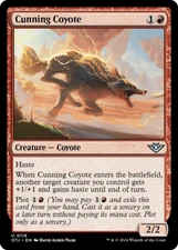 x4 Cunning Coyote OTJ MTG 118 UNCOMMON M/NM 4x