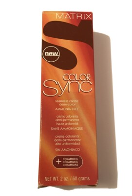 Matrix SYNC DEMI-PERMANENT HAIR COLOR 2OZ AMMONIA FREE 6G