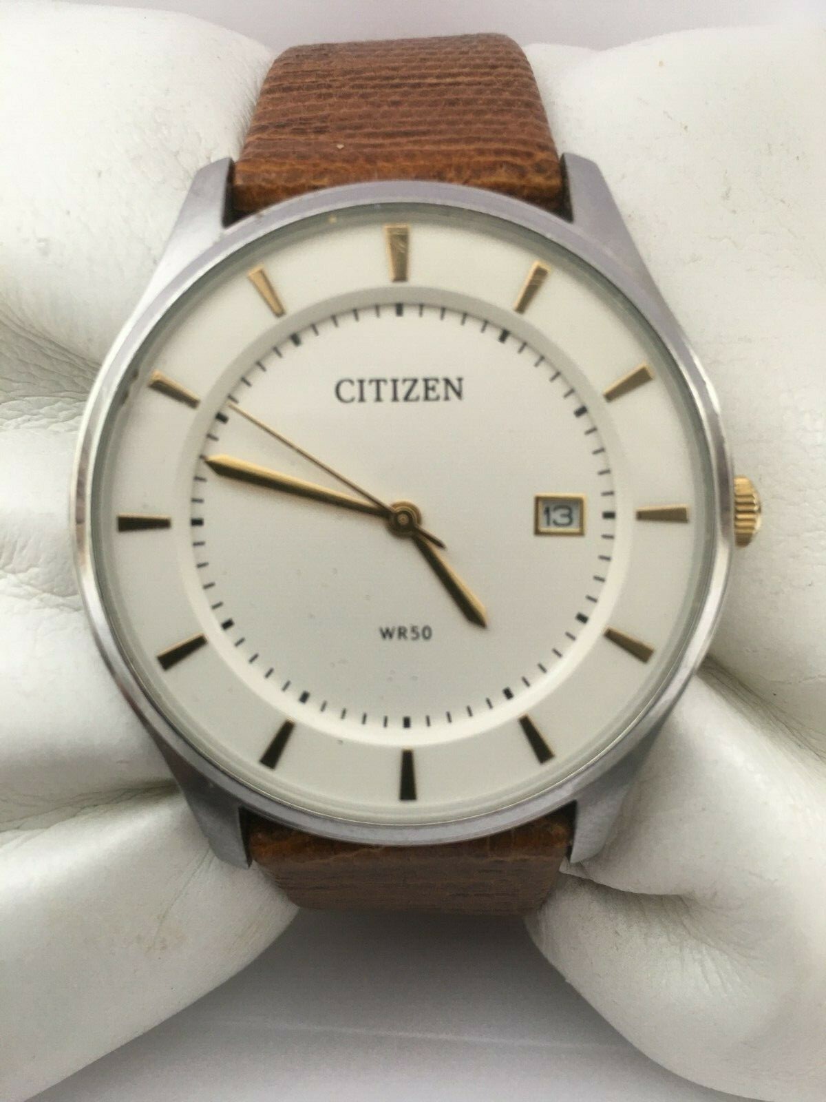 Citizen 9713-s098254 Wrist Watch Stainless Steel Size 9.0in Works for sale  online | eBay