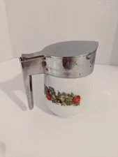 VINTAGE 70'S CORNING WARE "SPICE OF LIFE" CREAMER/SYRUP  PITCHER GEMCO