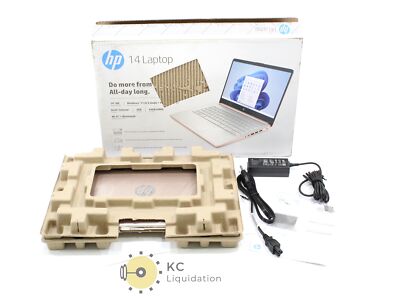 HP 14-dq0034dx 14'' Chromebook Celeron N4020 4GB RAM 64GB eMMC Win 11 Home in S