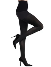COMMANDO WOMEN'S CONTROL TOP ULTIMATE MATTE TIGHTS COLOR BLACK SIZE SMALL