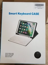 For iPad Air 3rd Gen/iPad Pro 10.2, 2017Keyboard Case Leather Smart Cover