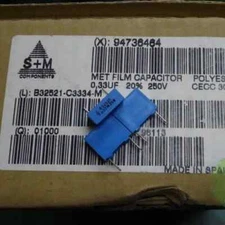 EPCOS old style S+M 0.33uf/250v 330nf u33 334 Fever Film Capacitor Pitch 10mm