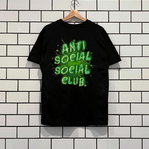 SOCIAL CLUB I SEE GREEN TEE BLACK 