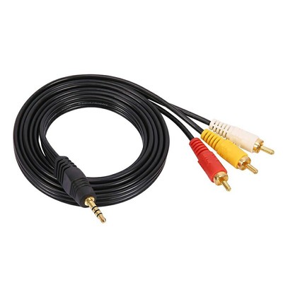3.5mm Jack To 3 RCA Phono Lead Video/Audio/AV Cable For Sky Q Mini - Foto 11