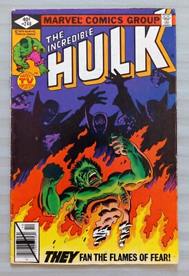 INCREDIBLE HULK #240, BRONZE AGE, WHITMAN VARIANT, VG, 1979