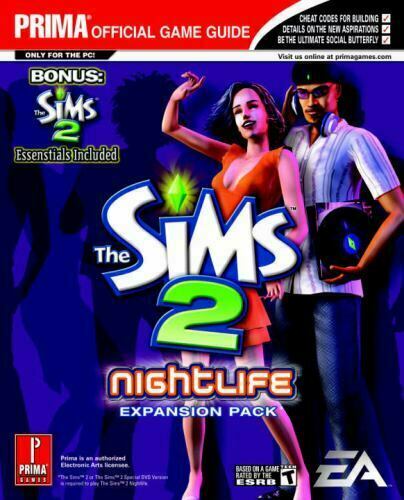 The Sims 2 Nightlife Expansion Pack: 2 Disc PC Game + Prima