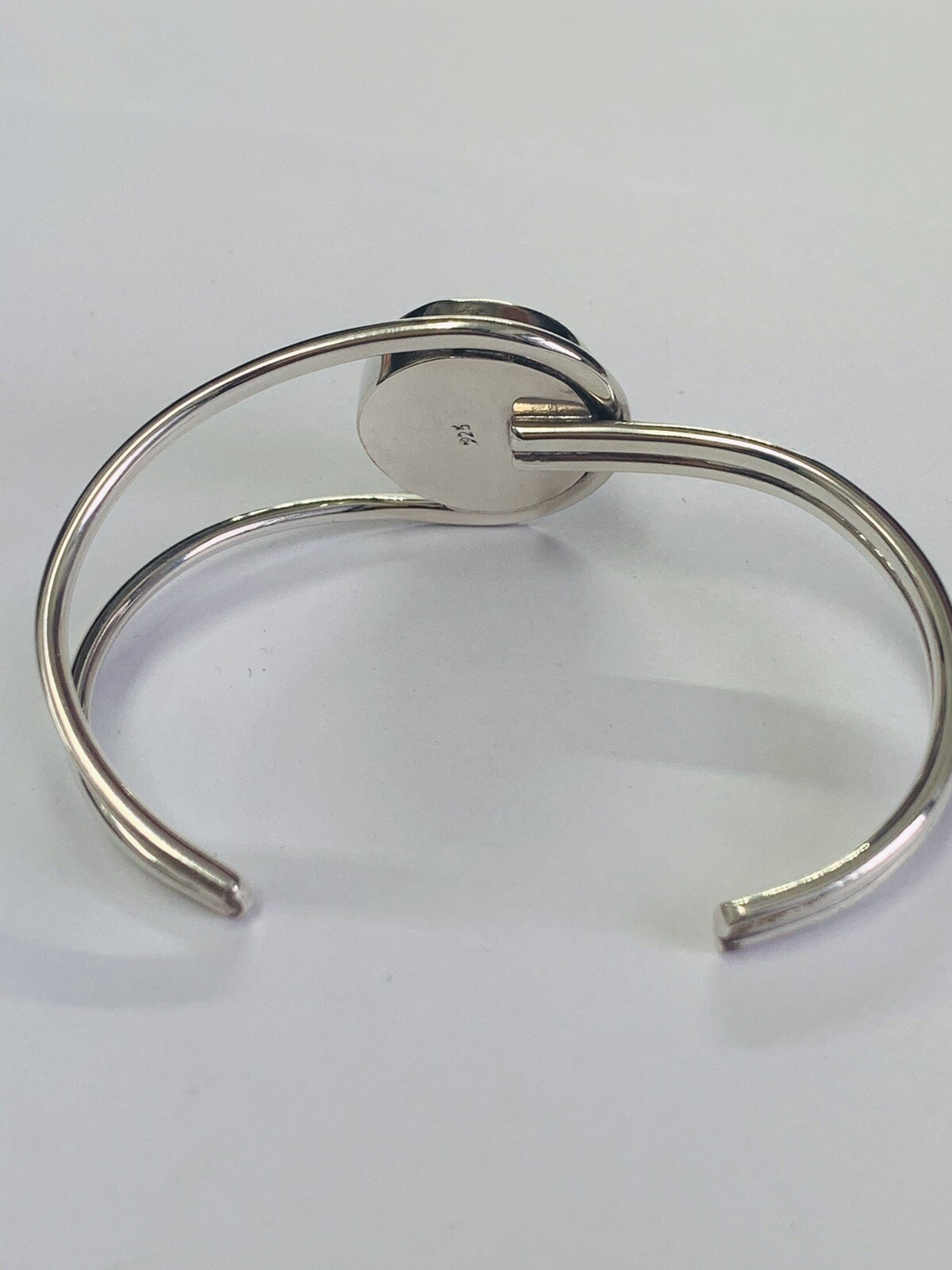 STUNNING SOLID SILVER DESIGNER STYLE LARGE SINGLE… - image 2