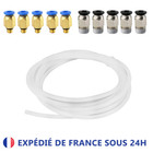 2m Tube PTFE 4x2mm + Pneumatiques PC4-M6 + PC4-M10 pour Geeetech A10, A20, A30