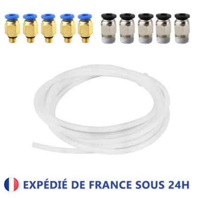2m PTFE Tube 4x2mm + PC4-M6 Tires + PC4-M10 for Tevo Tornado/Tronxy X5S