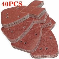 40x Mouse Sanding Sheets To Fit Black and Decker Palm Sander 40/60/80/120 Grits