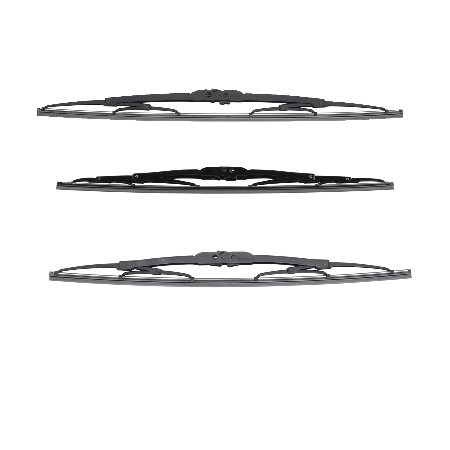 Bosch Micro Edge Wiper Blade Kit 3pc Set Front Left 19in Right 17in Rear 18in-image