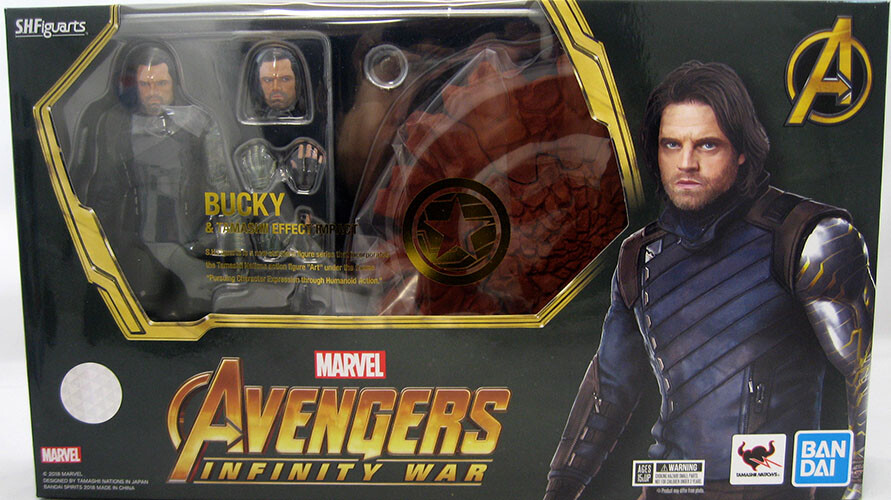 BUCKY FIGURINE AVENGERS INFINITY WAR TAMASHII NATIONS 15 CM - Kingdom Figurine