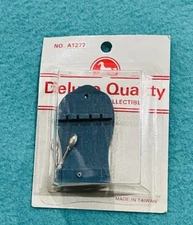 Vintage Deluxe Quality  Dollhouse Miniature Blue Spoon Rack & 2 Spoons NIP