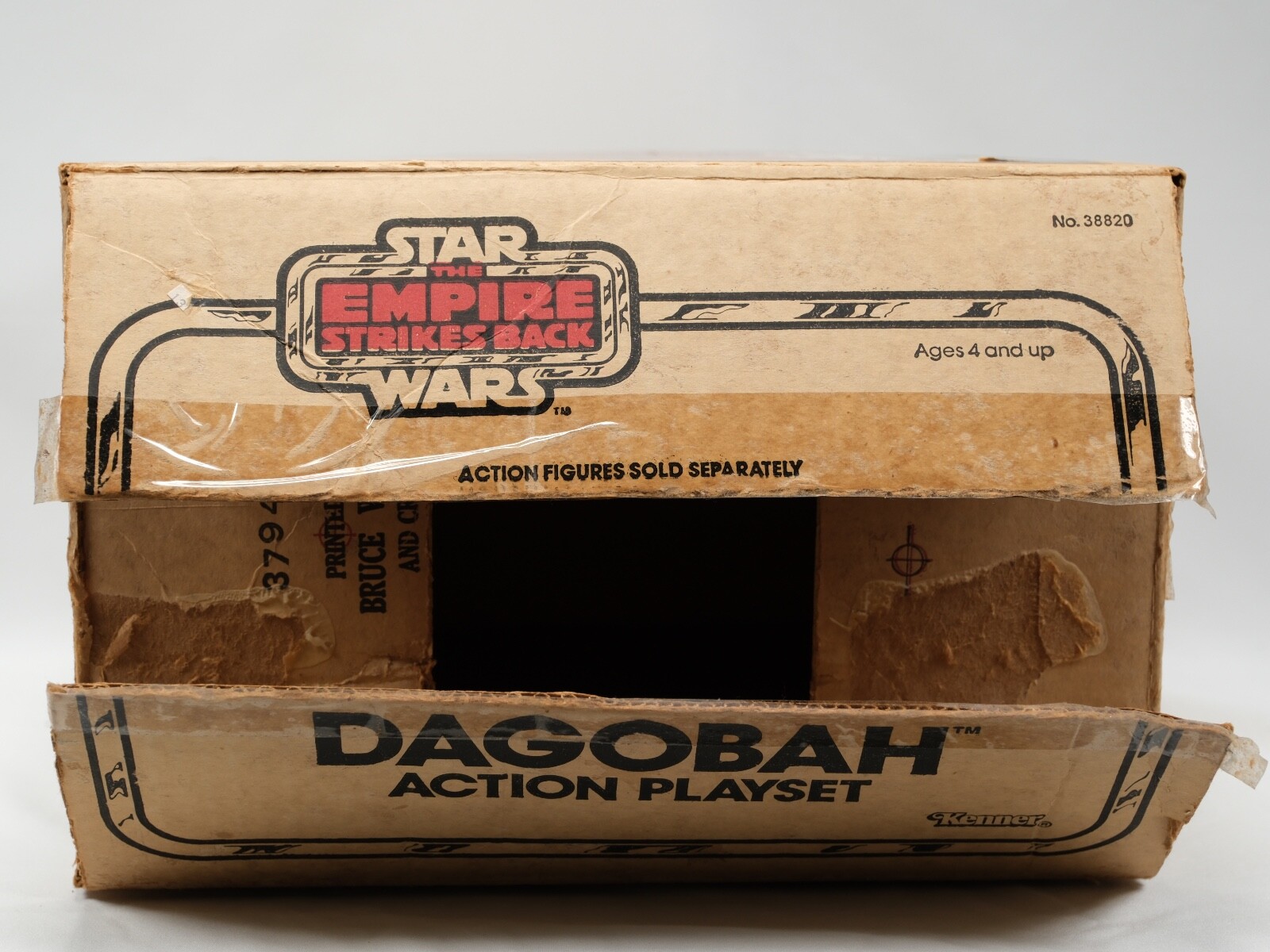 Vintage 1981 Kenner Star Wars Action Playset Dagobah Box Instructions