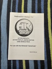 GameCube Action Replay 64mb Bundle Pak Manual Only 