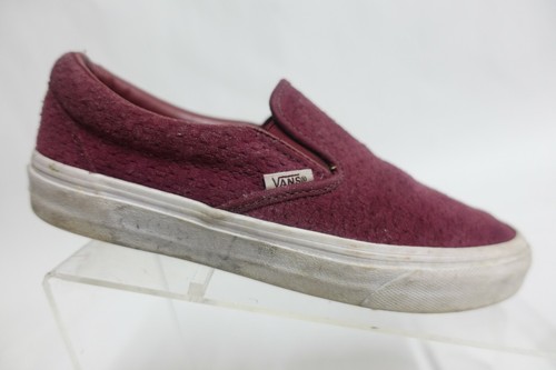 maroon van slip ons