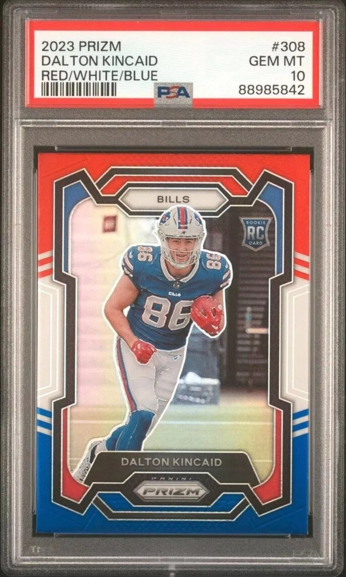 Dalton Kincaid Panini Prizm #308 Red/White/Blue
