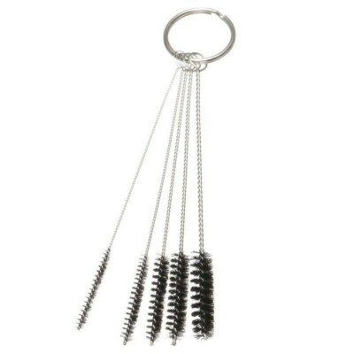 Airbrush Spray Gun Nozzle Nylon Brush Cleaning Rinse Wipe Tools Kits Repair Set