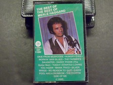 Merle Haggard  - The Best of the Best of Merle Haggard Cassette Paper Label