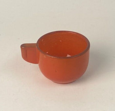 Akro Agate Tea Set J. Pressman Cup Red/Orange Paint Chipped