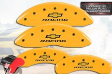 2016-2024 Chevy Camaro Lt Front Rear Ylw Mgp Brake Disc Caliper Covers Brembo