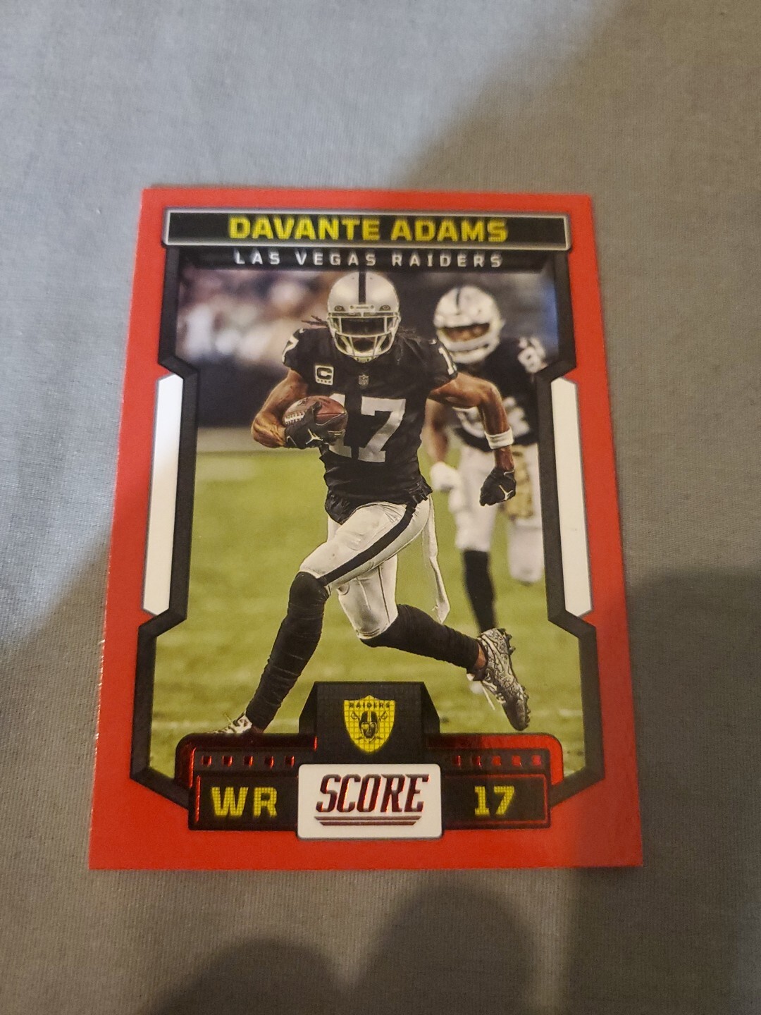DAVANTE ADAMS 2023 Score RED Parallel #134 Las Vegas Raiders