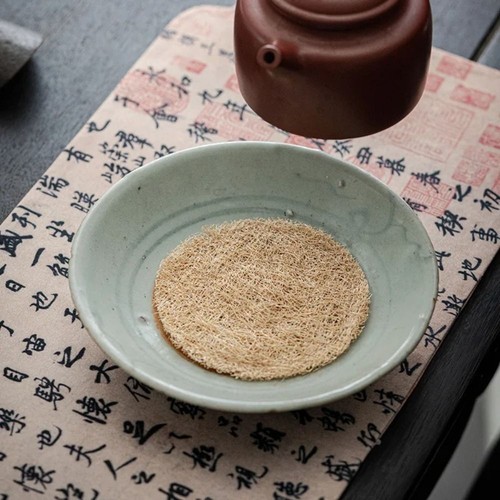 Loofah Fibre Teapot Pad Round Loofah Mat Teaware Tea Cup Mat Tea - Picture 8 of 16