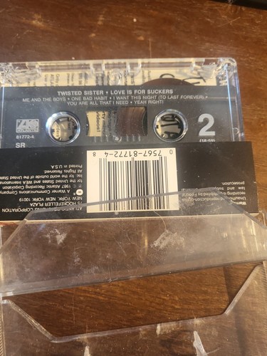 Twisted Sister - Love Is For Suckers (Cassette, 1987) Glam, Hair Metal - Picture 2 of 2