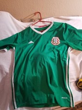 TEAM MEXICO SOCCER JERSEY - MEDIUM - THROWBACK - ADIDAS - EL TRI