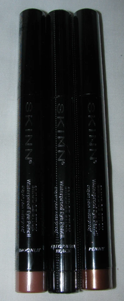 SKINN Dimitri James Smudge Stick Waterproof Eye Pencil Moonlit/Black/Penny 3 Lot - Image 2 of 4