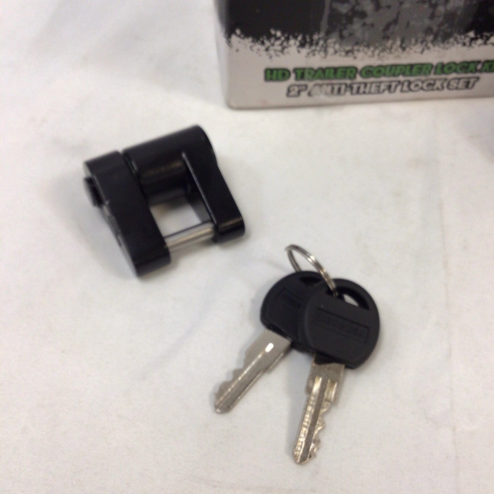 Rhino USA Trailer Hitch Coupler Lock Kit (for 25/16" Trailers) Anti
