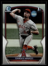 Camden Minacci 2023 Bowman Draft Chrome 1st Refractor I Card #BDC-23