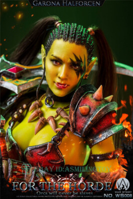War Story WS008 WOW Garona Orc Female Assassin 1/6 Action Figures