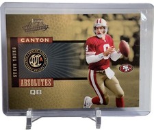 2005 Playoff Absolute CA-23 Steve Young Canton Absolutes Silver /250