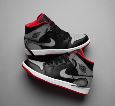 Air Jordan 1 Mid Bred Shadow DQ8426-006 | eBay