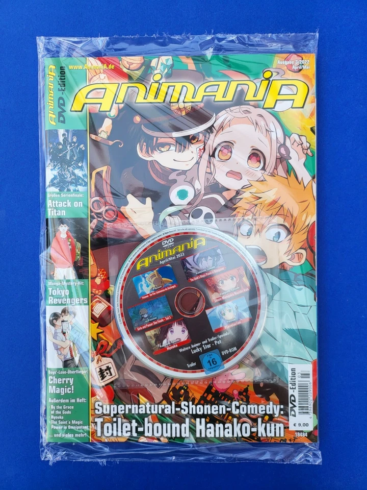 Animania Edizione 3/2022 Aprile/Maggio con DVD-ROM!!!! NUOVO e CONFEZIONE ORIGINALE