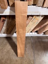 Curly Maple   Roasted Figured neck blank 30.5"x4"x 1.3" Strat Tele KD  Wide