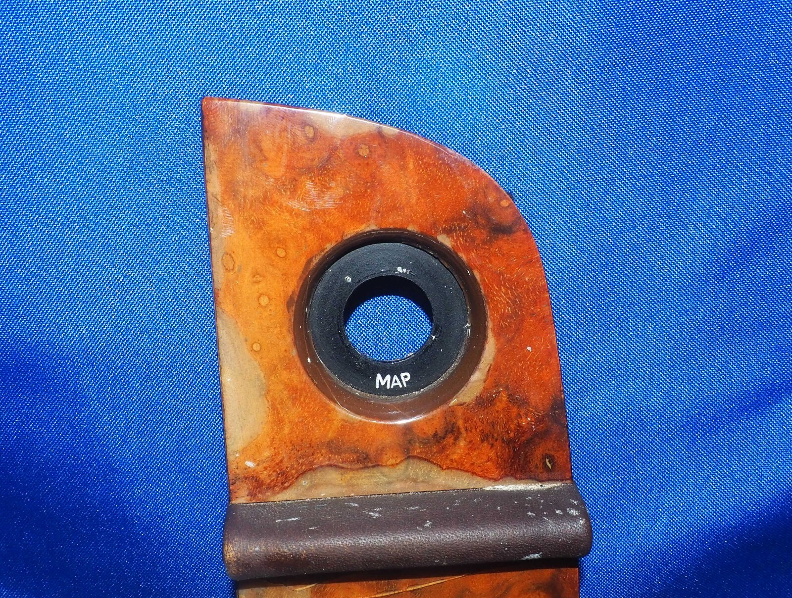 1977-1980 Rolls Royce Silver Shadow & Wraith II Dash Map Button Bezel Trim Wood