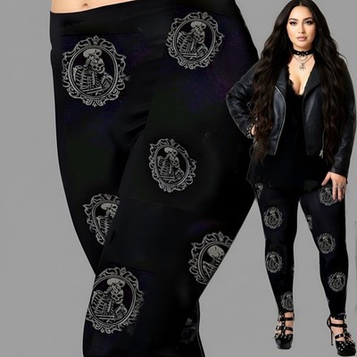 TORRID ''Skeleton Lovers'' Full Length Leggings w/Pockets NWT Size 4X