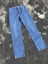 90's Wrangler Mens 33x34 Tag Jeans 13MWZ USA Ranchwear Blue Denim Pants